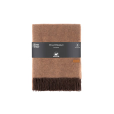 ARDESTO Blanket Leonardo Doubleface, 140x200cm, 100% wool, brown-beige (ART0401LD)