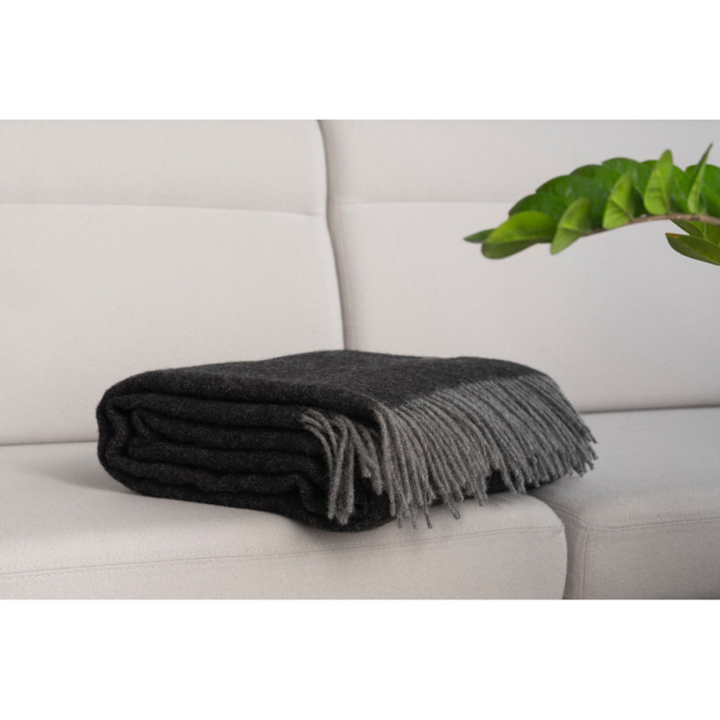 ARDESTO Blanket Leonardo Doubleface, 140x200cm, 100% wool, brown-beige (ART0401LD)
