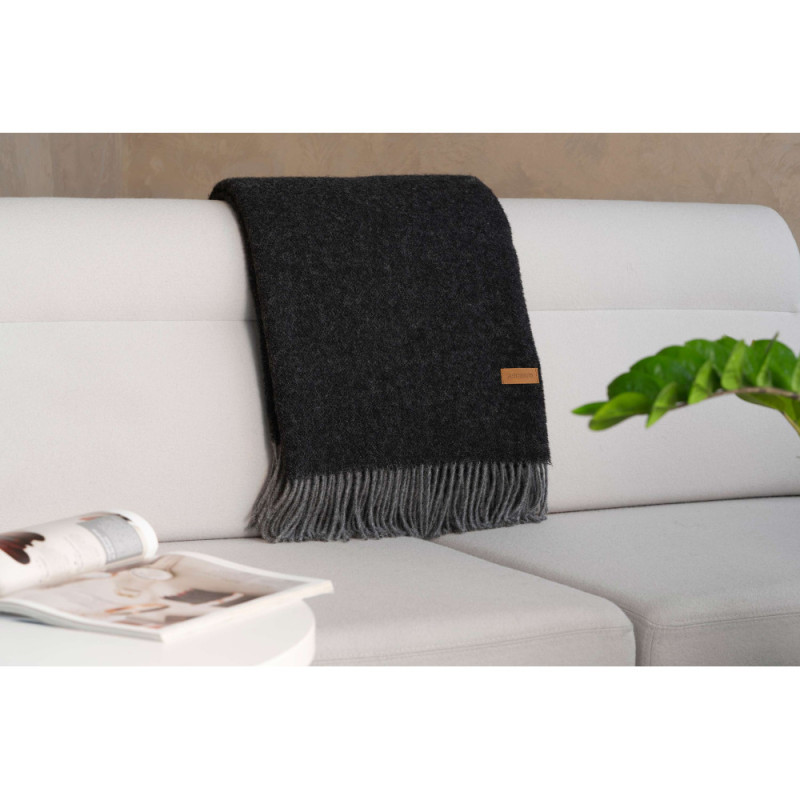 ARDESTO Blanket Leonardo Doubleface, 140x200cm, 100% wool, brown-beige (ART0401LD)