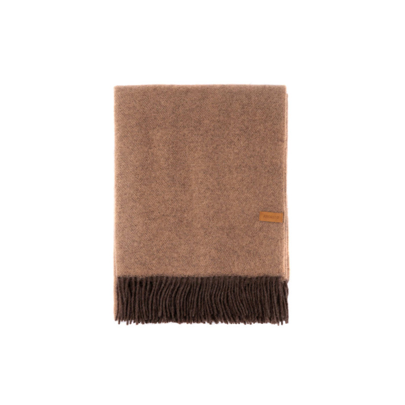 ARDESTO Blanket Leonardo Doubleface, 140x200cm, 100% wool, brown-beige (ART0401LD)