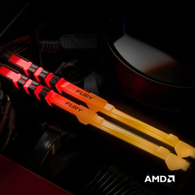 Kingston Memory DDR4 32GB 3600 FURY Beast RGB (KF436C18BB2A/32)