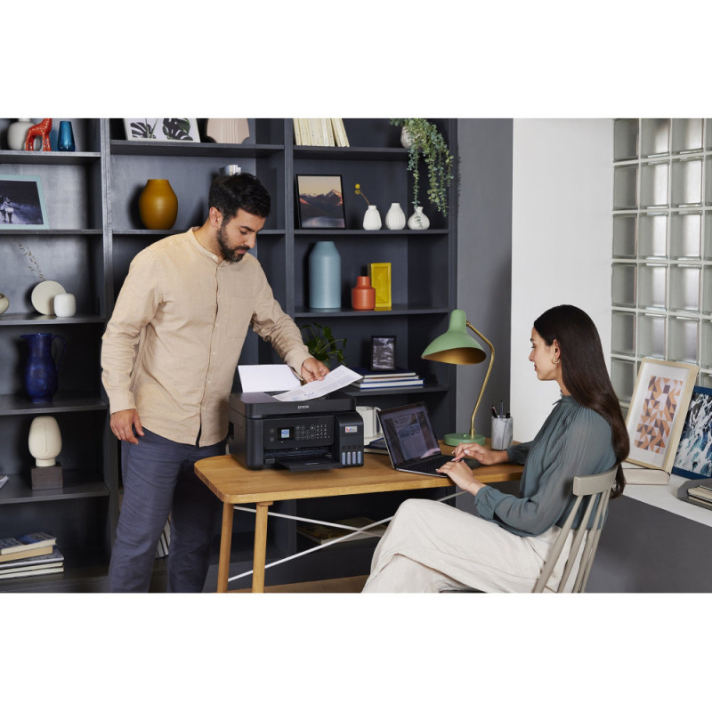 Epson All-In-One ink color A4 EcoTank L5290 33_15 ppm Fax ADF USB Ethernet Wi-Fi 4 inks (C11CJ65407)