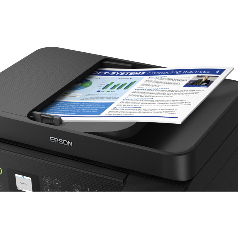 Epson All-In-One ink color A4 EcoTank L5290 33_15 ppm Fax ADF USB Ethernet Wi-Fi 4 inks (C11CJ65407)