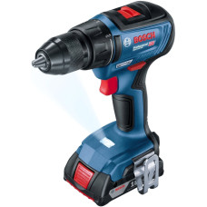 Bosch Cordless Drill Screwdriver GSR 18 V-50, 18V 2*2Ah, 28/50/50 Nm, 20+1, 460/1800rpm, ЗП, case, accessories, 1kg (0.601.9H5.004)