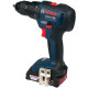 Bosch Cordless Drill Screwdriver GSR 18 V-50, 18V 2*2Ah, 28/50/50 Nm, 20+1, 460/1800rpm, ЗП, case, accessories, 1kg (0.601.9H5.004)