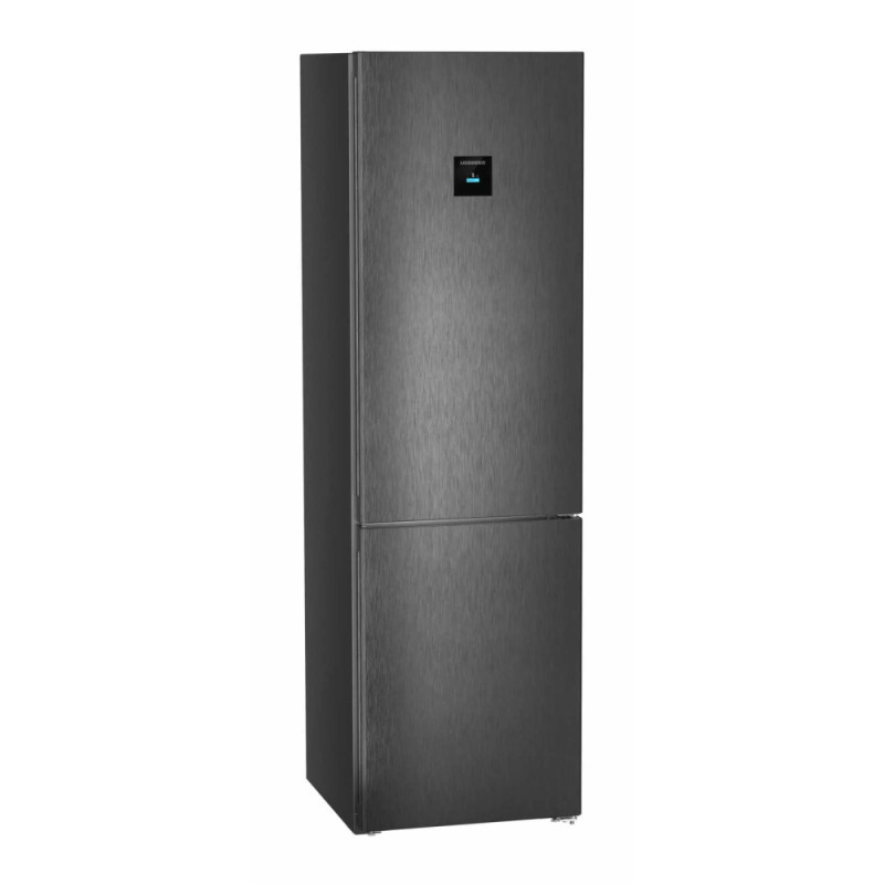 Liebherr Ref with bottom freezer, 201.5x59.7х67.5, ref-266L, freez.-94L, 2doors, А+++, NF, display int, black (CNBDC573I)