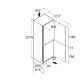 Liebherr Ref with bottom freezer, 201.5x59.7х67.5, ref-266L, freez.-94L, 2doors, А+++, NF, display int, black (CNBDC573I)