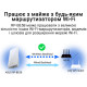 ASUS Розширювач покриття WiFi RP-BE58 AX3000 1xGE LAN, MESH (90IG09J0-MO0C00)