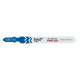Milwaukee T123XF Bi-Meta jigsaw blade universal, tooth pitch 2.5mm x 91mm, 5 pcs (4932430142)