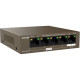 Tenda Комутатор TENDA TEG1105PD 5xGE (4xPoE PSE, 1xPoE PD), 30Вт, Некерований