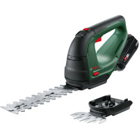 Bosch AdvancedShear 18V-10 cordless grass shears + brush cutter attachment 10/20cm cutting pitch 8mm 1xPBA 2.0Ah 2.45kg (0.600.857.000)