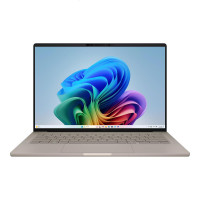 ASUS Ноутбук ASUS Zenbook A14 UX3407NA-QD023W 14  WUXGA OLED, Qualcomm X2 Elite Extreme, 32GB, F1TB, UMA, Win11, Бежевий (90NB1711-M00390)