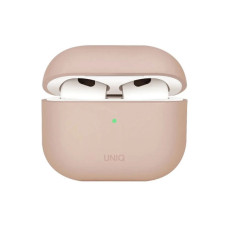 Чехол для наушников Uniq Lino AirPods 4 Silicone Pink Blush (8886463691380)