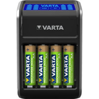 Зарядное устройство для аккумуляторов Varta LCD PLUG CHARGER +4*AA 2100 mAh (57687101441)