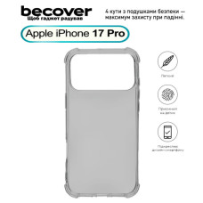 Чехол для мобильного телефона BeCover Anti-Shock Apple iPhone 17 Pro Grey (713798)