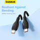 Дата кабель USB-C to USB-C 1.2m 100W black Baseus (P10355702111-00)