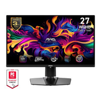 MSI Монітор MSI 26.5" MAG 271QPX-QD-E2 2xHDMI, DP, USB-C, Audio, OLED, 2560x1440, 240Hz, 0.03ms, DCI-P3 99%, AdaptiveSync, Pivot, HDR400 (9S6-3CD89T-036)