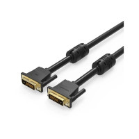 Кабель мультимедийный DVI M to DVI M 1.5m 24+1pin 2K 60Hz Dual Linik Vention (EAABG)