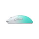 Мышка Hator Quasar 3 Ultima 8K Wireless/Bluetooth/USB White/Mint (HTM761)