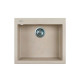 Adamant Kitchen sink Univer, artificial stone, square, no drainboard, 560х500х200mm, bowl - 1, over-mounted, Avena (000000632)