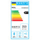 TCL Ref with bottom freezer, 182.3x54.5x54.5, ref-187L, freez.-73L, 2doors, A++, ST, Gray metallic (RF260BSE0UA)