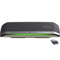 Poly Спікерфон Sync 40+ -M з адаптером BT700A, 3 x Bi-Mic, радіус 2,5 м, USB-A, USB-C, Bluetooth, сірий (77P36AA)