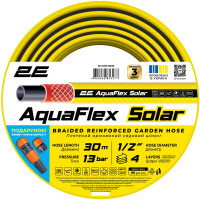 2E Шланг садовий 2Е AquaFlex Solar 1/2" 30м 4 шари 13бар -10+60°C (2E-GHE12SR30)