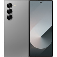 Samsung Смартфон Galaxy Fold 6 5G (F956) 7.6"/6.3" 12/256ГБ, 1SIM, 4400мА•год, сріблястий сірий (SM-F956BZSBSEK)