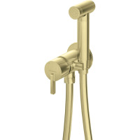 Deante Bidet tap Silia, with shower, brushed gold (BQS_R34M)