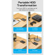 Карман внешний Vention 2.5" HDD/SSD USB 3.0 Micro-B Black (KPAB0)
