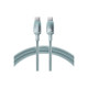 Дата кабель USB-C to USB-C 1.0m 100W blue-green Baseus (E0420700)