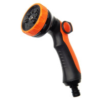 SEQUOIA SWPSN8 hand-held sprayer, pistol-type, plastic, zinc, 8 water pressure adjustment modes, 0.2 kg