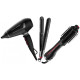 Rowenta Фен x Karl Lagerfeld K/Pro Stylist, 2200Вт, режимов-3, иониз-я, дифузор, 2 концентратора, хол. обдув, черный (CV888LF0)