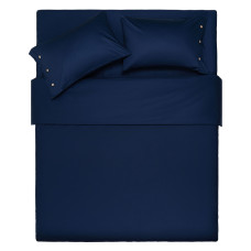 ARDESTO Duvet Cover Mix&Match, sateen, navy, 160x220cm, 100% cotton (ART1622DVN)
