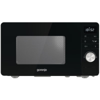 Gorenje Мікрохвильова піч, 20л, електр. управл., 800Вт, дисплей, чорний (MO20A3B)