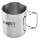 Neo Tools Travel mug, 320ml, foldable handle, stainless steel, case, 0.15kg (63-150)