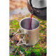 Neo Tools Travel mug, 320ml, foldable handle, stainless steel, case, 0.15kg (63-150)