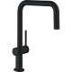 Hansgrohe Змішувач для кухні Talis M54, довж.виливу - 216мм, поворотний, 1важіль, KMU220, матовий чорний (72806670)