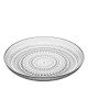 ARDESTO Plate Verbena, 20.7cm, glass, transparent (AR5027)
