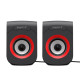 Акустическая система Havit SK599 USB 6W Black/Red (6950676205978)