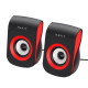 Акустическая система Havit SK599 USB 6W Black/Red (6950676205978)