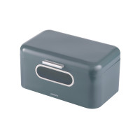 ARDESTO Bread bin Gemini 30*18*15 cm, metal, grey (AR4230MG)