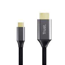 Trust cable Calyx USB-C to HDMI заряджання/синхронізації, black (25630_TRUST)