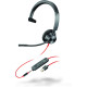 Poly Гарнітура комп'ютерна моно On-ear Blackwire 3315, USB-A, всеспрямований, чорний (76J12AA)