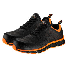 Neo Tools work sneakers, shock absorption, composite toe cap, S1, SRC, CE, size 41 (27.3 cm), black and orange (82-155-41)