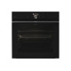 Gorenje Electric oven, 77L, A+, TouchFree, display, multi-system, Wi-Fi control, pyrolysis, cooking at different levels, black (BP6138B)