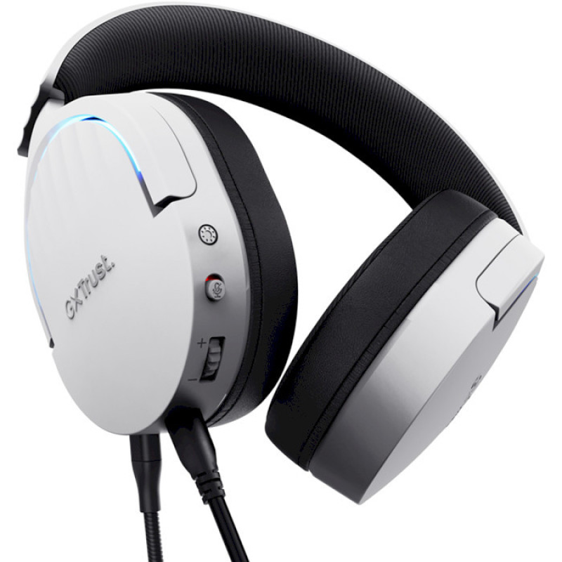 Trust Гарнитура игровая GXT 490 FAYZO, 7.1, USB-A, 2м, белый (25302_TRUST)
