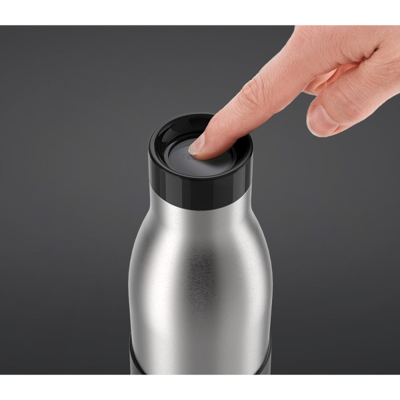 Tefal Thermal bottle Bludrop soft touch, 500 ml, stainless steel, graphite (N3110510)