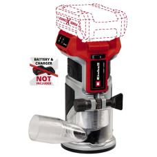Einhell Cordless Palm Router TP-ET 18 Li BL - Solo, PXC, 18 V, 6/8 mm, 10000-30000 rpm (4350412)