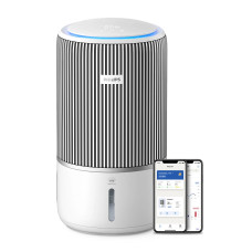 Philips air purifier-humidifier Series 3400, 78m2, 300m3/h, 3-livels HEPA filter +coal filter, Wi-Fi, 5 speed, white (AC3420/10)
